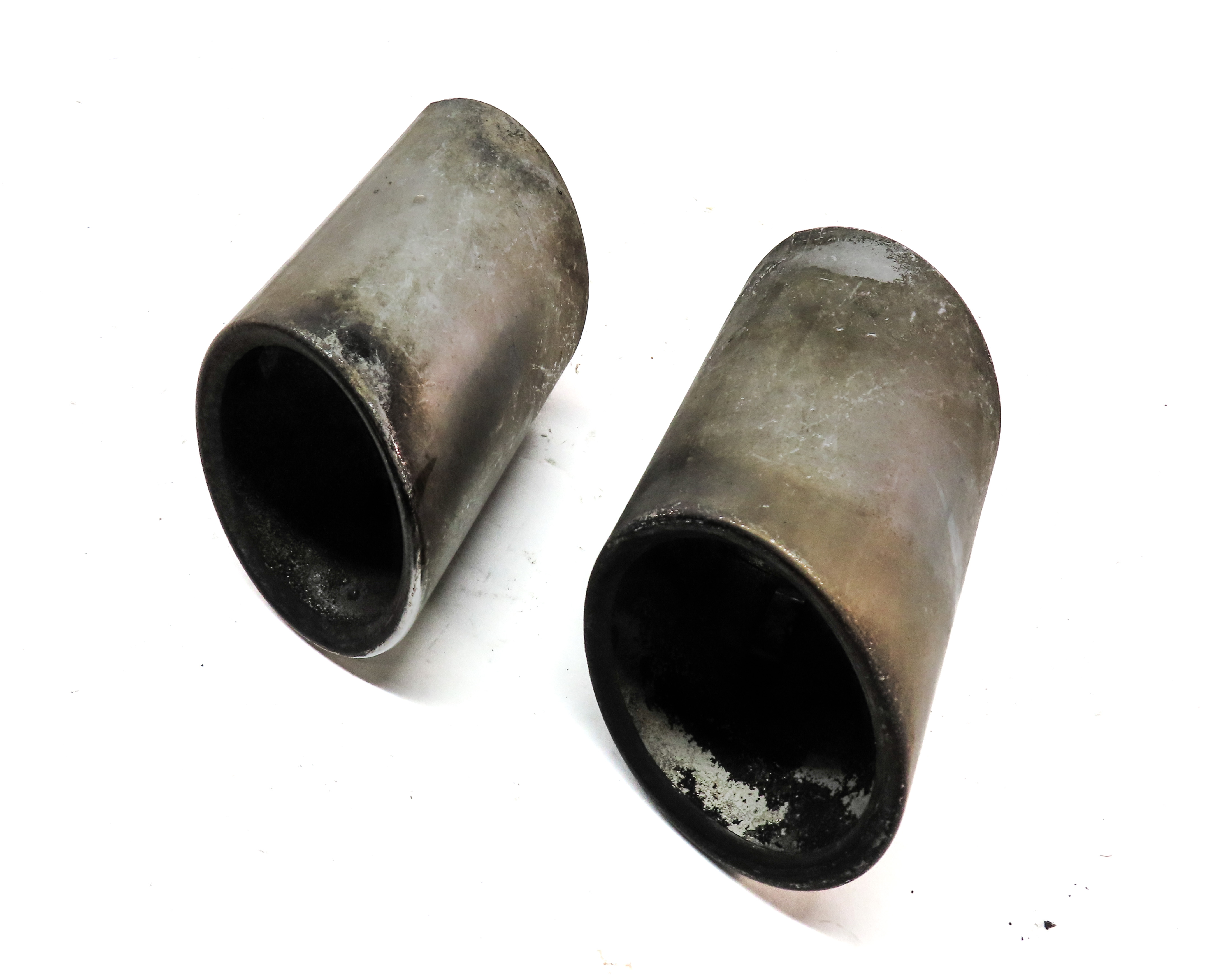 2011-2013 BMW X5 (E70) 3.0L N55 LEFT & RIGHT MUFFLER EXHAUST TIP TRIM SET 2 — exact item pictured
